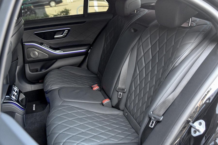 Mercedes-Benz S-Klasse 450 e AMG Line. Massage, 4W sturing, Nappaleder, Koeling, Pano, Softclose, HUD, 360, Burm, Distro+