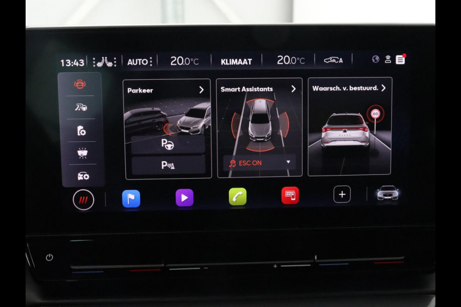 CUPRA Leon 1.4 eHybrid VZ | 245pk | Panoramadak | Stoelverwarming | Camera | Carplay | Adaptive cruise | Keyless | Navigatie | 19'' | Sportstoelen | Full LED | PHEV | Plug In