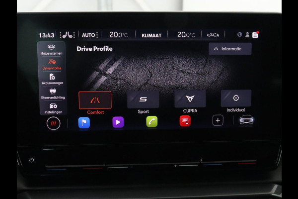 CUPRA Leon 1.4 eHybrid VZ | 245pk | Panoramadak | Stoelverwarming | Camera | Carplay | Adaptive cruise | Keyless | Navigatie | 19'' | Sportstoelen | Full LED | PHEV | Plug In