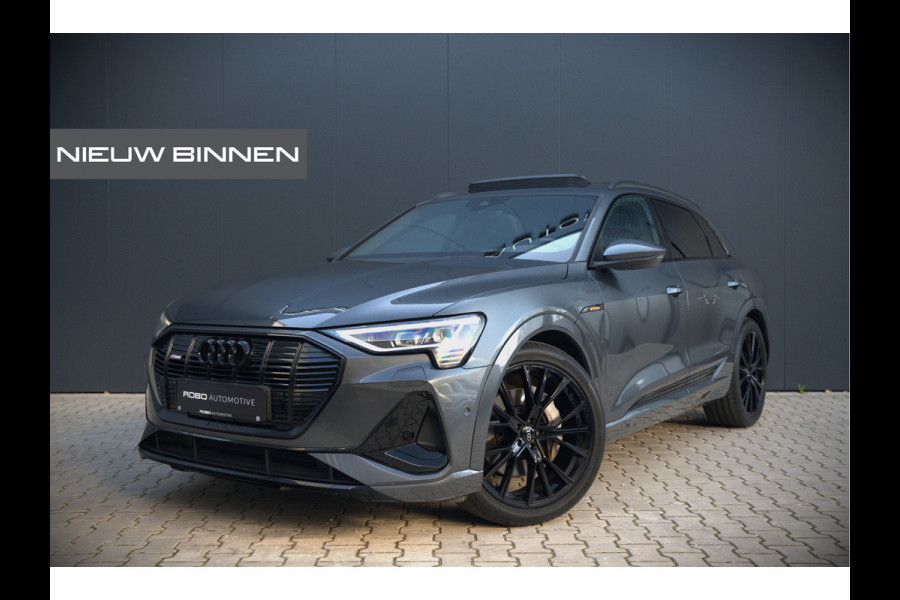 Audi e-tron 50 quattro S edition 71 kWh | S Line | Black Edition | Panoramadak | Memory Seats | Camera | Luchtvering | Adaptive Cruise Control | Trekhaak | Keyless | Matrix LED | Leder | Stoelverwarming | NAP | BTW