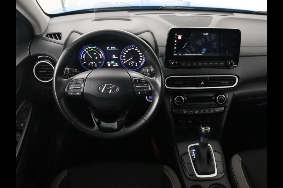 Hyundai Kona 1.6 GDI HEV Fashion | Head-Up | Trekhaak | Adaptive cruise | Camera | Carplay | Keyless | Dodehoek detectie | Climate control | Bluetooth