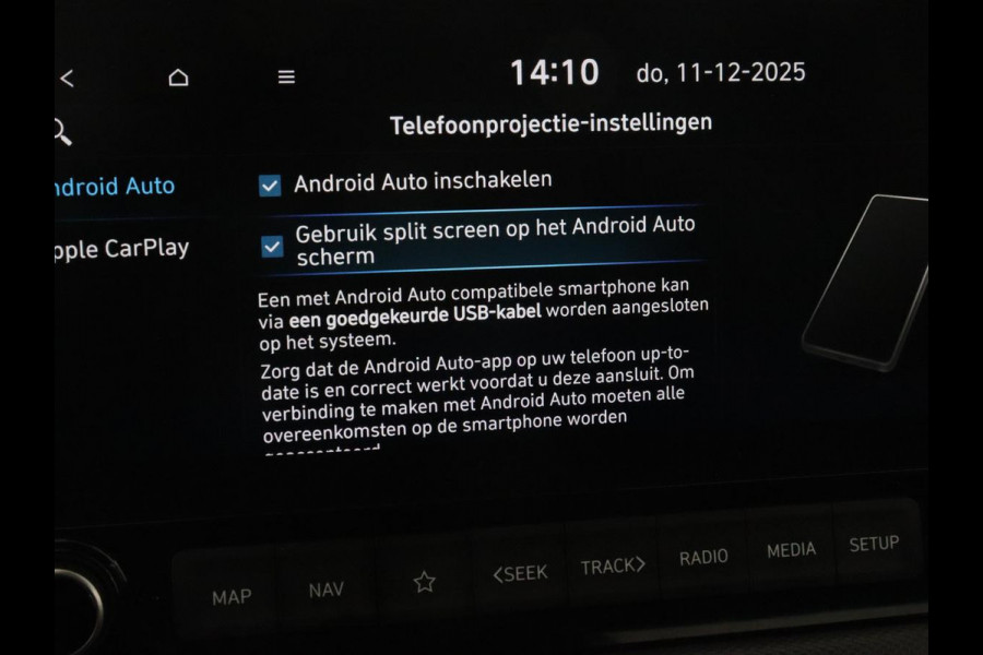 Hyundai Kona 1.6 GDI HEV Fashion | Head-Up | Trekhaak | Adaptive cruise | Camera | Carplay | Keyless | Dodehoek detectie | Climate control | Bluetooth