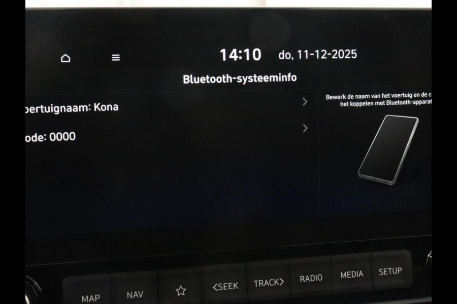 Hyundai Kona 1.6 GDI HEV Fashion | Head-Up | Trekhaak | Adaptive cruise | Camera | Carplay | Keyless | Dodehoek detectie | Climate control | Bluetooth