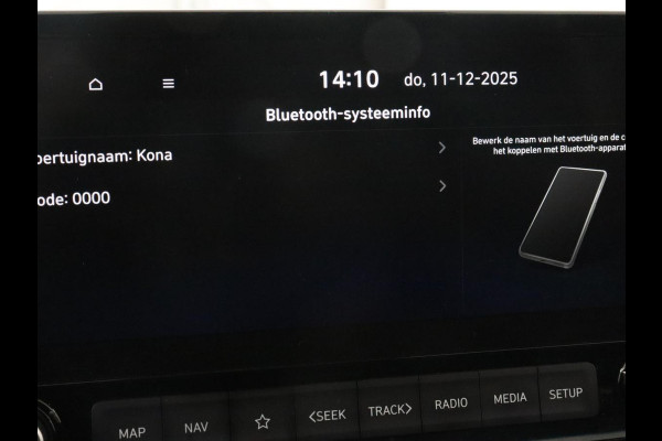 Hyundai Kona 1.6 GDI HEV Fashion | Head-Up | Trekhaak | Adaptive cruise | Camera | Carplay | Keyless | Dodehoek detectie | Climate control | Bluetooth