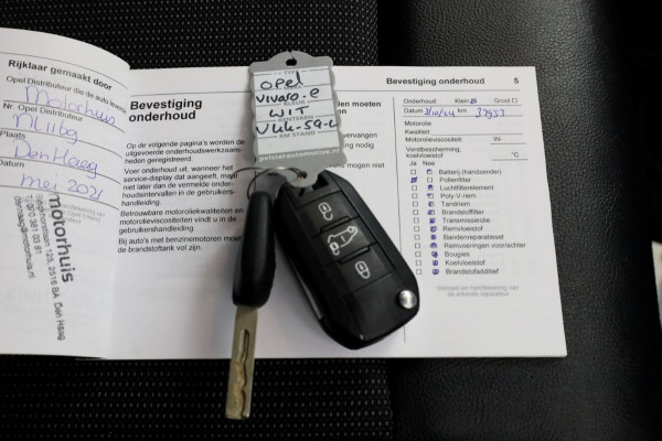 Opel Vivaro-e L2H1 Edition 75 kWh 100% Elektrisch WLTP Range 315km SOH 100% 05-2021
