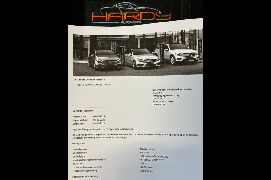 Mercedes-Benz C-Klasse Estate 180 AMG Business Solution NL-Auto