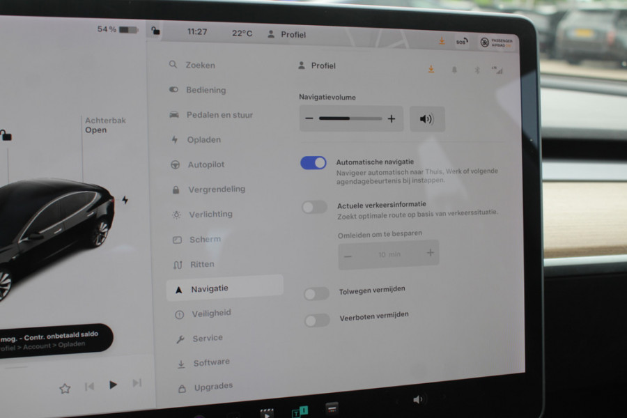 Tesla Model 3 Long Range AWD 75 kWh / NIEUWE BATTERIJ / SOH 88,4% / Trekhaak / Autopilot / Panoramadak / Camera / Leder / 19'' / Leder / Premium Audio /