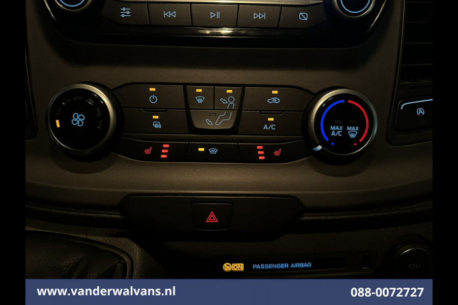 Ford Transit Custom 2.0 TDCI L2H1 Euro6 Airco | Navigatie | Apple Carplay | Cruisecontrol | Stoelverwarming LED, parkeersensoren, android auto, verwarmde voorruit, bijrijdersbank