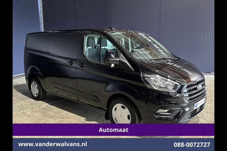 Ford Transit Custom 2.0 TDCI 131pk Automaat L2H1 Euro6 Airco | Apple Carplay | LED | Cruisecontrol Android Auto, Parkeersensoren, Verwarmde voorruit, Bijrijdersbank