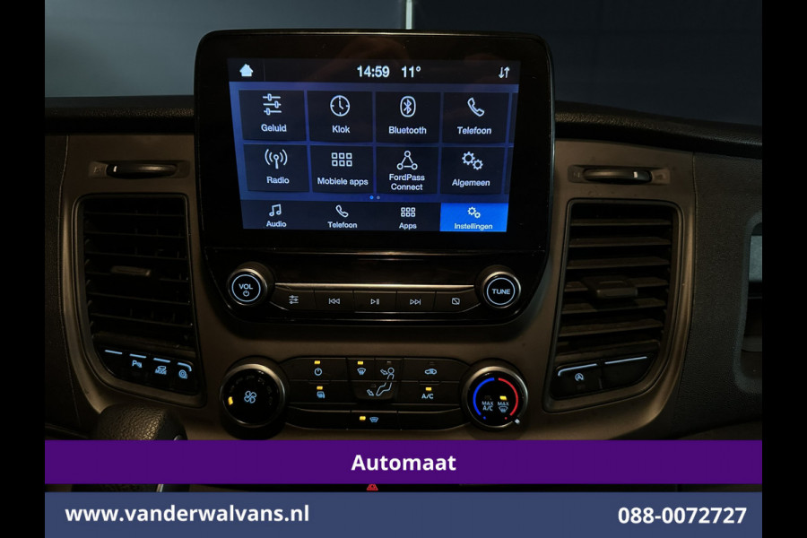 Ford Transit Custom 2.0 TDCI 131pk Automaat L2H1 Euro6 Airco | Apple Carplay | LED | Cruisecontrol Android Auto, Parkeersensoren, Verwarmde voorruit, Bijrijdersbank