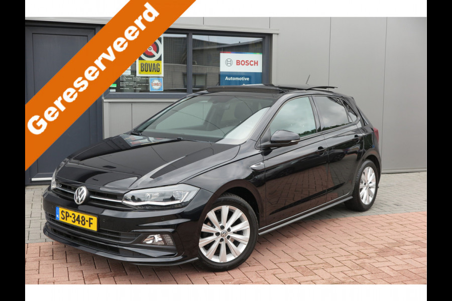 Volkswagen Polo 1.0 TSI 85kw 116pk Highline R-Line , Panoramadak, Led , PDC, Cruise, Carplay , Achteruitrijcamera , Sportstoelen , Actieve demping .DAB+, etc .