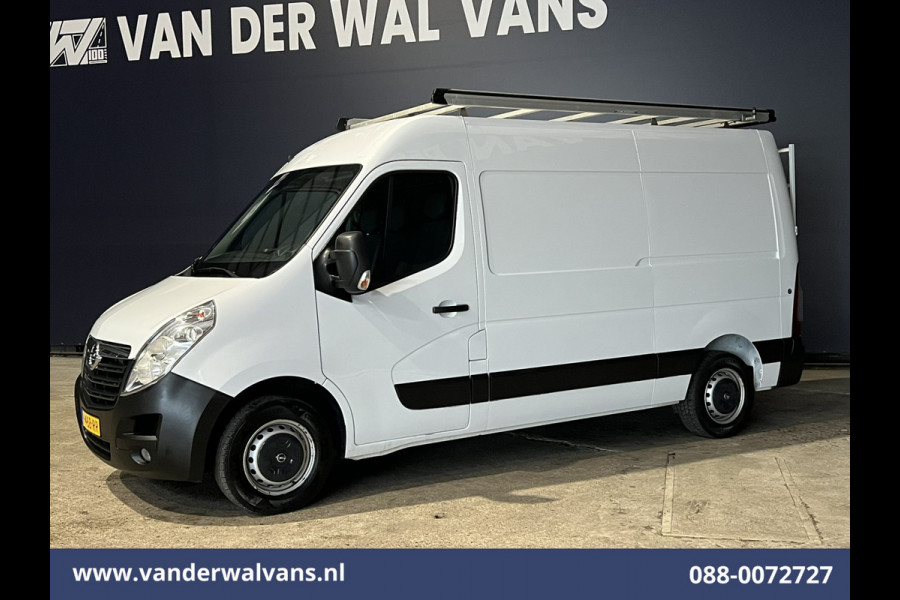 Opel Movano 2.3 CDTI 145pk L2H2 Euro6 Airco | Imperiaal | Trap | Camera | Navigatie | 2500kg Trekhaak Cruisecontrol, Parkeersensoren, Bijrijdersbank