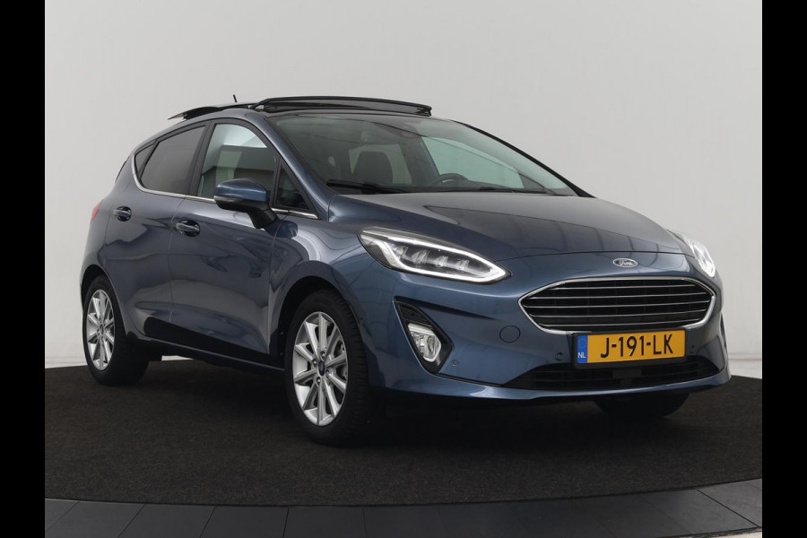 Ford Fiesta 1.0 EcoBoost Titanium X | Panoramadak | Stoel & stuurverwarming | Adaptive cruise | Camera | Carplay | Full LED | Blind Spot | Climate control | B&O Sound | Parkeerhulp | Navigatie