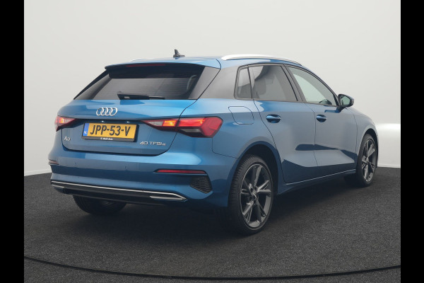 Audi A3 Sportback 40 TFSI e Advanced edition Plug In Hybrid 204pk Dealer O.H PHEV | Trekhaak Afn. | Keyless | Apple Carplay | Sportstoelen Verwarmd | Navigatie | Virtual | Cruise Control | Front & Lane Assist | DAB | 18"L.M |