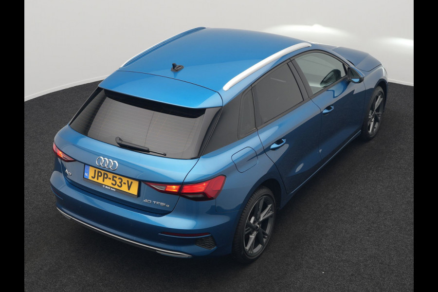Audi A3 Sportback 40 TFSI e Advanced edition Plug In Hybrid 204pk Dealer O.H PHEV | Trekhaak Afn. | Keyless | Apple Carplay | Sportstoelen Verwarmd | Navigatie | Virtual | Cruise Control | Front & Lane Assist | DAB | 18"L.M |