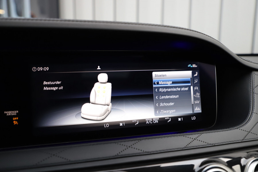 Mercedes-Benz S-Klasse 63 AMG 4-Matic+ Lang | 612PK | Massage | Head-up | Keyless-go | Burmester | Multibeam | Sfeerverlichting | Stoelkoeling | 2017.