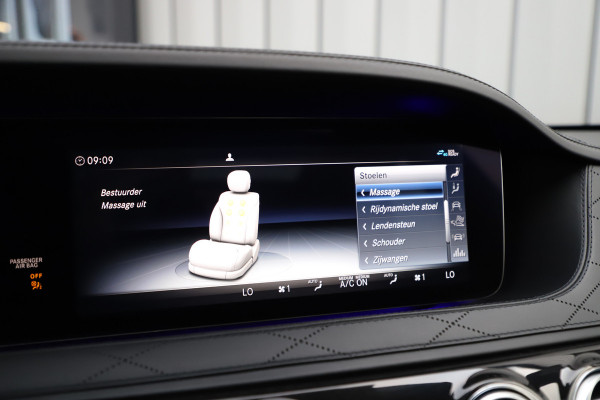 Mercedes-Benz S-Klasse 63 AMG 4-Matic+ Lang | 612PK | Massage | Head-up | Keyless-go | Burmester | Multibeam | Sfeerverlichting | Stoelkoeling | 2017.