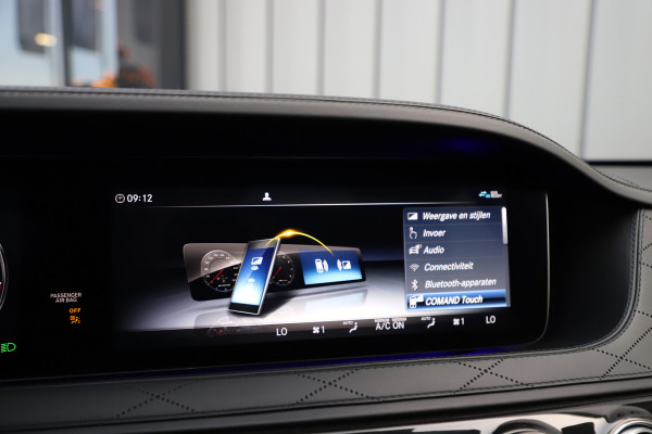 Mercedes-Benz S-Klasse 63 AMG 4-Matic+ Lang | 612PK | Massage | Head-up | Keyless-go | Burmester | Multibeam | Sfeerverlichting | Stoelkoeling | 2017.