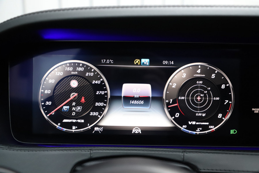 Mercedes-Benz S-Klasse 63 AMG 4-Matic+ Lang | 612PK | Massage | Head-up | Keyless-go | Burmester | Multibeam | Sfeerverlichting | Stoelkoeling | 2017.