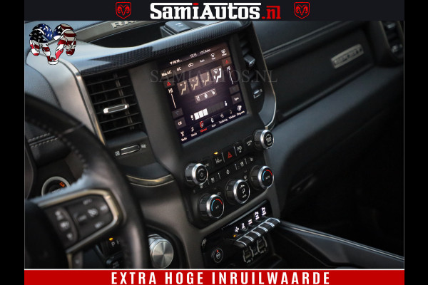 Dodge Ram 1500 Black Sport | Hemi 5.7 V8 | Luchtvering | 360 Camera | Panorama Dak | 4x4 Crew Cab | Dubbele cabine 5 persoons | Grijskenteken |