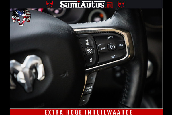 Dodge Ram 1500 Black Sport | Hemi 5.7 V8 | Luchtvering | 360 Camera | Panorama Dak | 4x4 Crew Cab | Dubbele cabine 5 persoons | Grijskenteken |