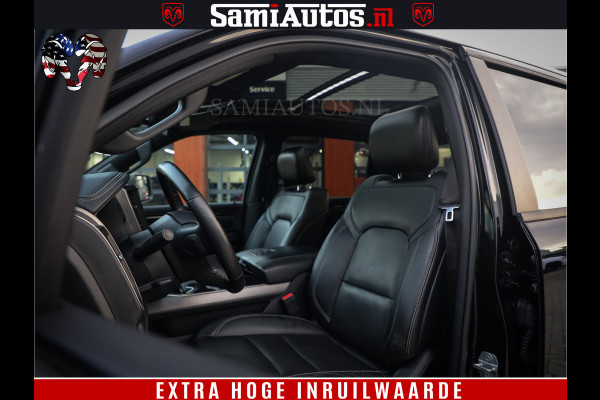 Dodge Ram 1500 Black Sport | Hemi 5.7 V8 | Luchtvering | 360 Camera | Panorama Dak | 4x4 Crew Cab | Dubbele cabine 5 persoons | Grijskenteken |