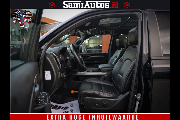 Dodge Ram 1500 Black Sport | Hemi 5.7 V8 | Luchtvering | 360 Camera | Panorama Dak | 4x4 Crew Cab | Dubbele cabine 5 persoons | Grijskenteken |