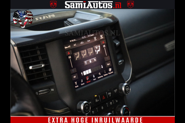 Dodge Ram 1500 Black Sport | Hemi 5.7 V8 | Luchtvering | 360 Camera | Panorama Dak | 4x4 Crew Cab | Dubbele cabine 5 persoons | Grijskenteken |