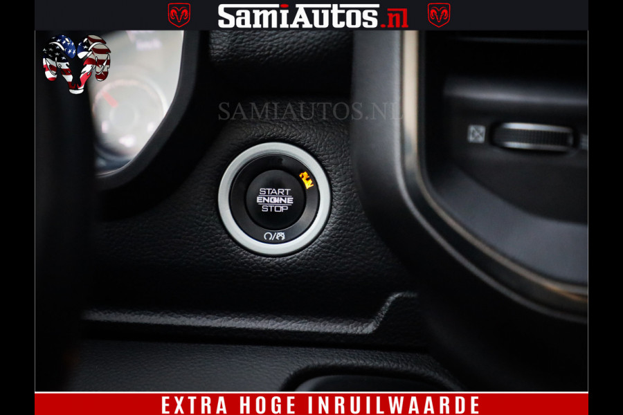 Dodge Ram 1500 Black Sport | Hemi 5.7 V8 | Luchtvering | 360 Camera | Panorama Dak | 4x4 Crew Cab | Dubbele cabine 5 persoons | Grijskenteken |