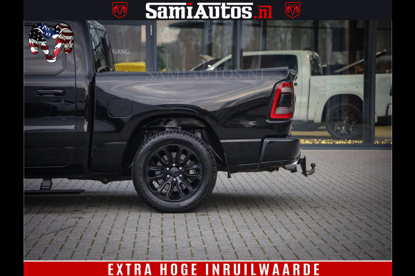 Dodge Ram 1500 Black Sport | Hemi 5.7 V8 | Luchtvering | 360 Camera | Panorama Dak | 4x4 Crew Cab | Dubbele cabine 5 persoons | Grijskenteken |