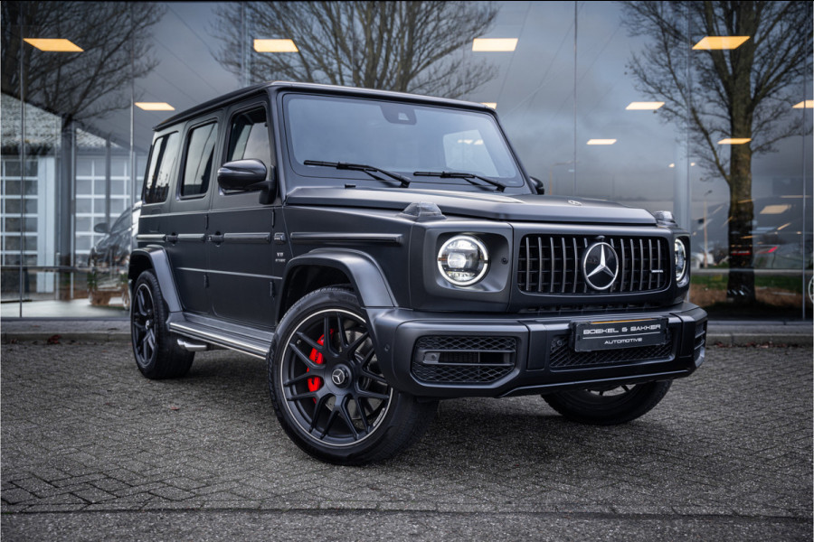 Mercedes-Benz G-Klasse 63 AMG 585pk ** Manufaktur ** Burmester ** 22inch ** Designo Nachtzwart Magno ** PPF ** NL-auto! Certified Premium garantie tot 02-2027!