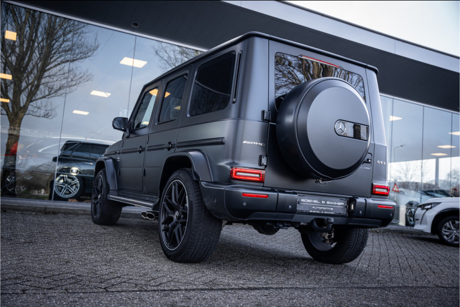 Mercedes-Benz G-Klasse 63 AMG 585pk ** Manufaktur ** Burmester ** 22inch ** Designo Nachtzwart Magno ** PPF ** NL-auto! Certified Premium garantie tot 02-2027!