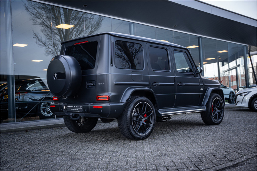 Mercedes-Benz G-Klasse 63 AMG 585pk ** Manufaktur ** Burmester ** 22inch ** Designo Nachtzwart Magno ** PPF ** NL-auto! Certified Premium garantie tot 02-2027!
