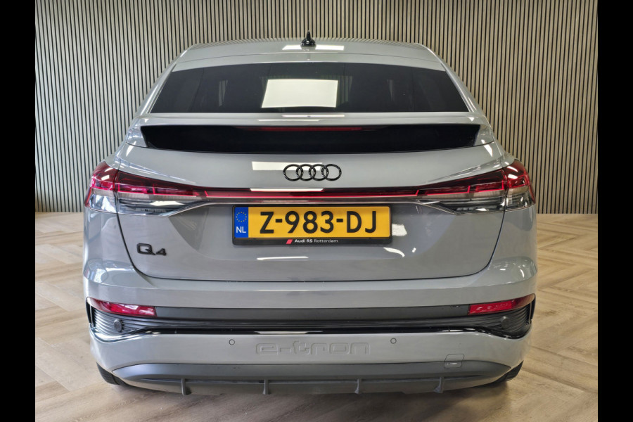 Audi Q4 Sportback e-tron 45 S Edition 82 kWh TREKHAAK CAMERA PARKEERSENSOREN VOOR EN ACHTER NAVI ADAPTIEVE CRUISE CONTROL