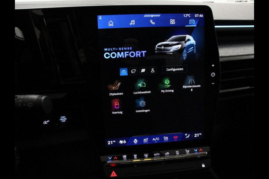 Renault Austral 1.3 mild hybrid 160 X-Tronic | Climate control | Cruise Control adaptief | Panorama dak | LED | Navigatie Sfeerverlichting Elektrische achterklep Stoel + stuurverwarming | 360* camera | Premium audio Arkamys