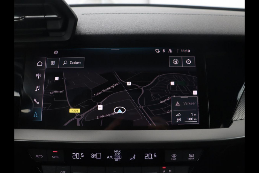Audi A3 35 TFSI S edition | Carplay | Sportstoelen | Full LED | Navigatie | Half leder | Virtual Cockpit | Climate control | Parkeerhulp | Cruise control | Bluetooth | DAB | Sportstuur