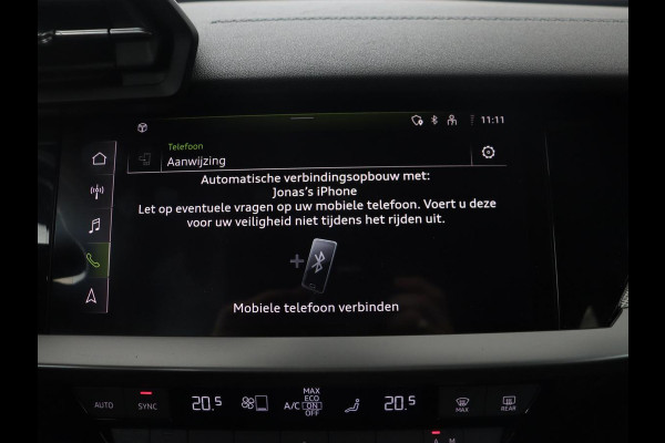 Audi A3 35 TFSI S edition | Carplay | Sportstoelen | Full LED | Navigatie | Half leder | Virtual Cockpit | Climate control | Parkeerhulp | Cruise control | Bluetooth | DAB | Sportstuur