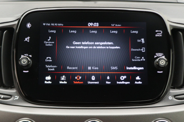 Fiat 500 0.9 TwinAir Turbo Sport Climate, Apple Carplay, Cruise, Navigatie, LED, PDC, 16"