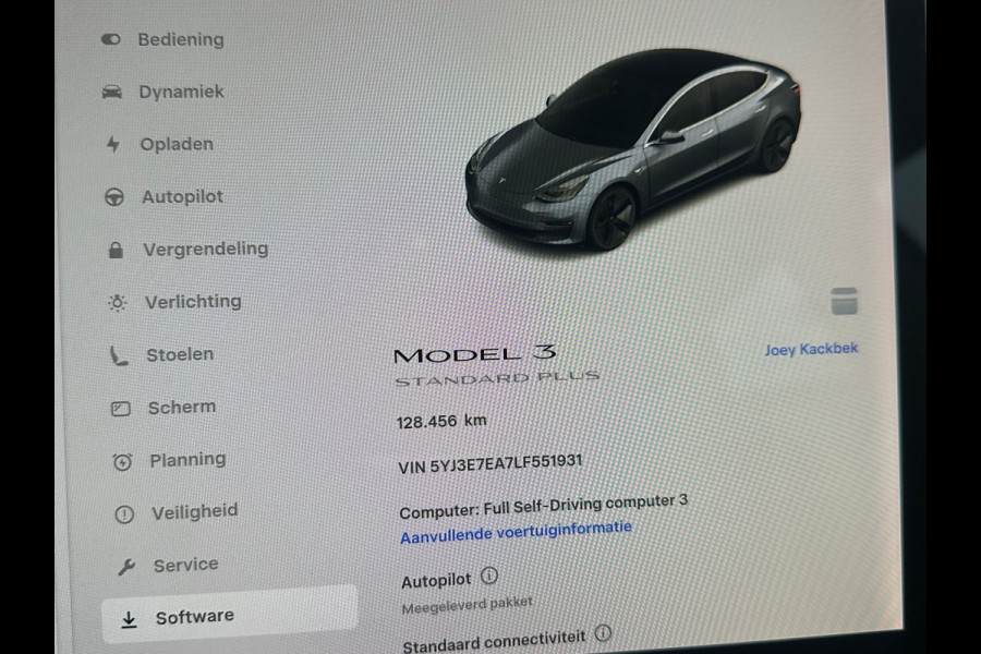 Tesla Model 3 Standard RWD Plus 60 kWh SOH 89%