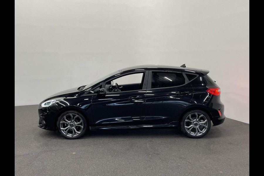 Ford Fiesta 1.0 EcoBoost ST-Line Airco ECC Navi Carplay PDC Acter Full LED 17"ST Velgen Cruise Control NL Auto NAP Certificaat Volledig onderhouden