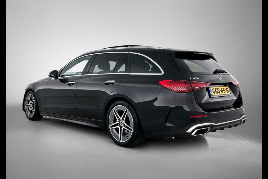 Mercedes-Benz C-Klasse Estate 180 Star Edition AMG Panoramadak elct. | 5 spaaks licht metalen velgen | Naviagtie | parking support met camera achter\| Inclusief 24 maanden Mercedes-Benz Certified garantie voor Europa.