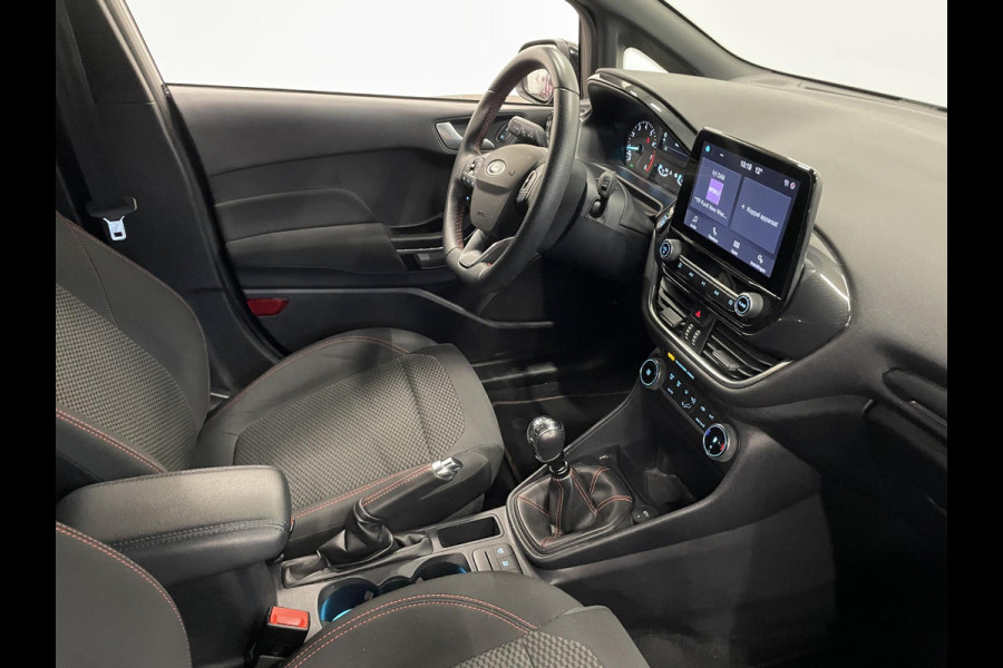 Ford Fiesta 1.0 EcoBoost ST-Line Airco ECC Navi Carplay PDC Acter Full LED 17"ST Velgen Cruise Control NL Auto NAP Certificaat Volledig onderhouden