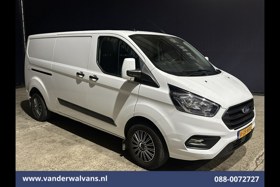 Ford Transit Custom 2.0 TDCI 131pk L2H1 Euro6 Airco | LED | Apple Carplay | Cruisecontrol | 2800kg Trekhaak | Stoelverwarming Parkeersensoren, Verwarmde voorruit, Bijrijdersbank