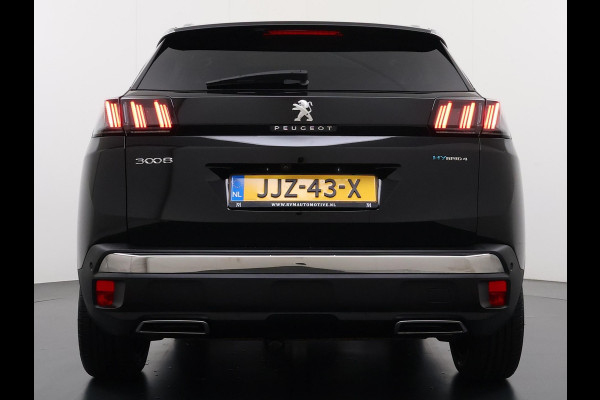 Peugeot 3008 1.6 HYbrid4 300 GT | COMPLETE AUTO| PANO| ELEK. ACHTERKLEP| TREKHAAK| ELEK. STOEL + MASSAGE| FOCAL AUDIO| CAMERA ACHTER + VOOR| STOELVERWARMING| ADAP. CRUISE