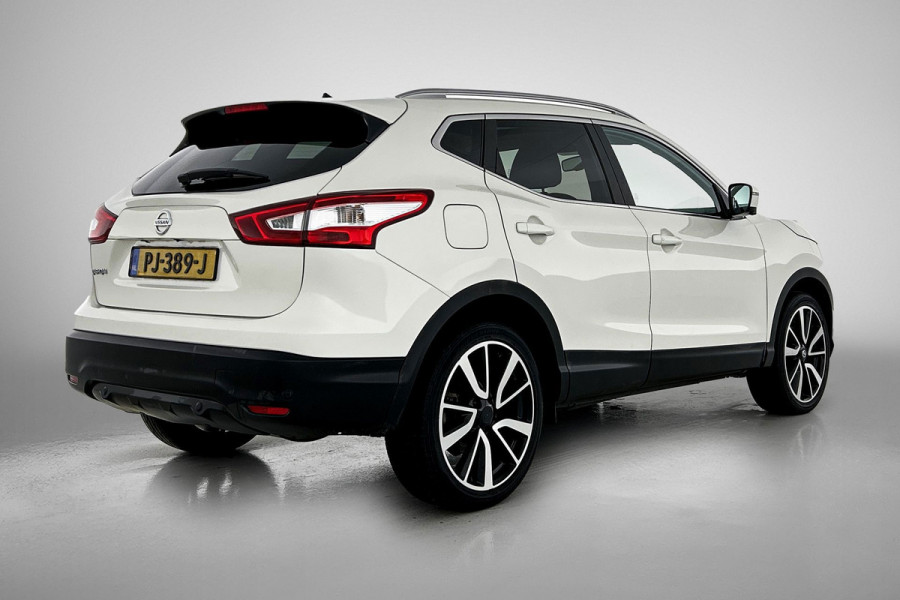 Nissan QASHQAI 1.2 Tekna Automaat (PANORAMADAK, STOELVERWARMING, 360 CAMERA, GOED ONDERHOUDEN)
