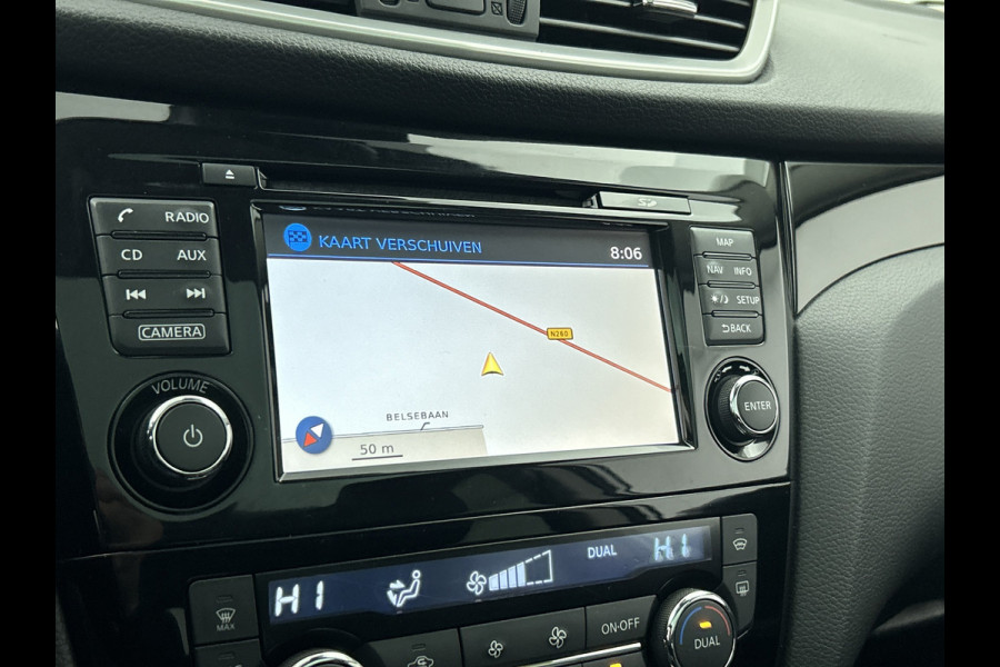 Nissan QASHQAI 1.2 Tekna Automaat (PANORAMADAK, STOELVERWARMING, 360 CAMERA, GOED ONDERHOUDEN)