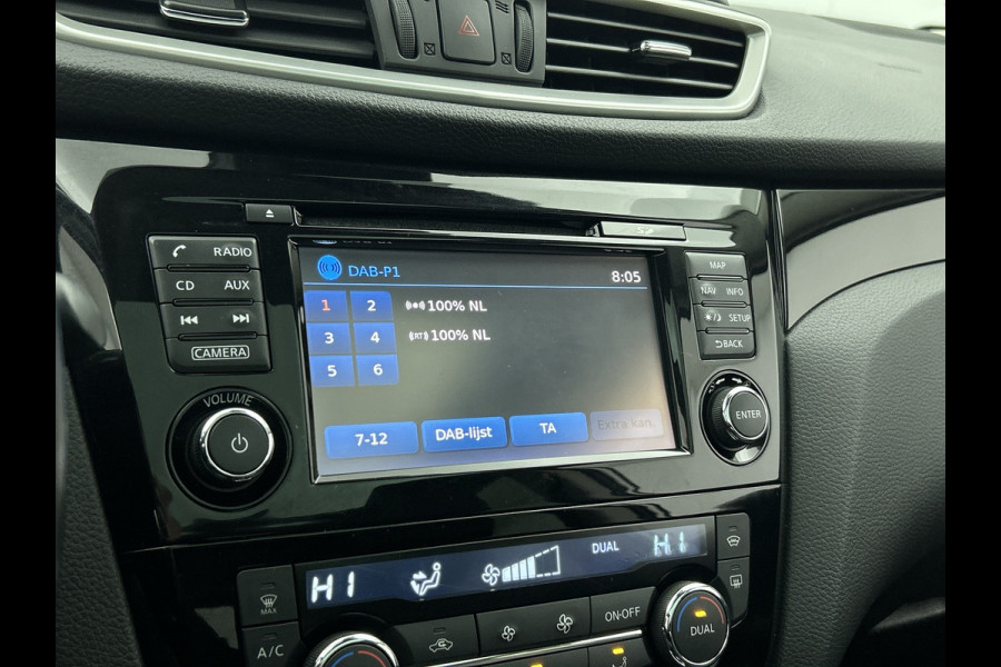 Nissan QASHQAI 1.2 Tekna Automaat (PANORAMADAK, STOELVERWARMING, 360 CAMERA, GOED ONDERHOUDEN)