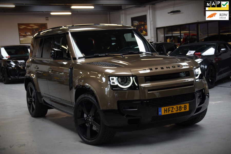Land Rover Defender 110 2.0 P300e 110 X-Dynamic Navi|Leder|GARANTIE|22 Inch|Org.NL|Koelbox|1e Eig.|Panoramadak