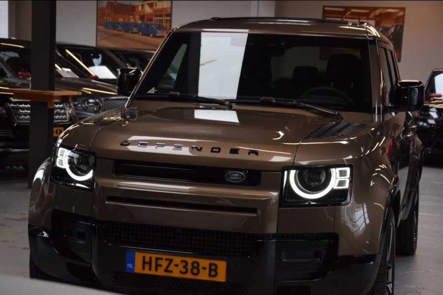 Land Rover Defender 110 2.0 P300e 110 X-Dynamic Navi|Leder|GARANTIE|22 Inch|Org.NL|Koelbox|1e Eig.|Panoramadak