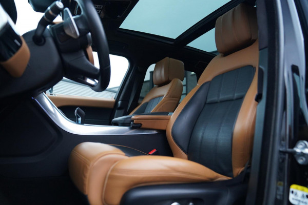 Land Rover Range Rover Sport P400e HSE Dynamic Stealth | 23 inch | Panorama | HuD | Two Tone Leder | Adaptieve Cruise | DVD Achter